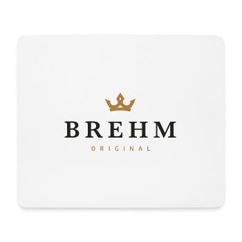 Brehm Original Familienlogo - Mousepad (Querformat) - Weiß - Vorne