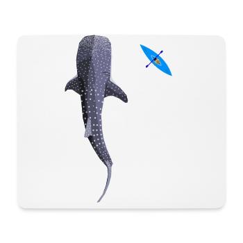 Retro Graphic Kayaking Kayak Canoe Rowing Rower Pa - Mousepad (Querformat) - Weiß - Vorne