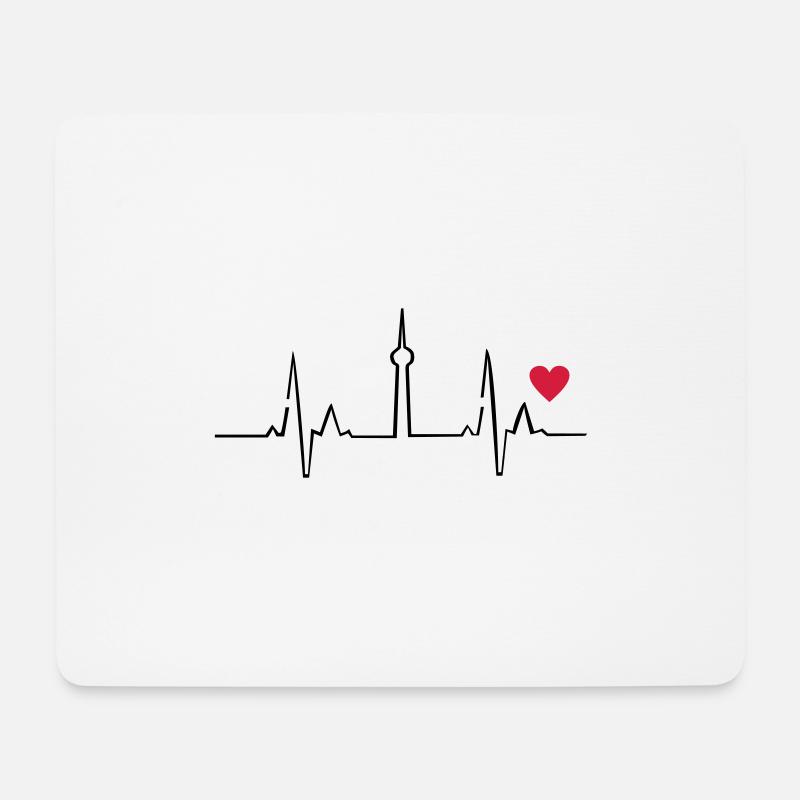 Berlin - Mousepad (Querformat) - Weiß