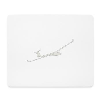 Glider - Mousepad (Querformat) - Weiß - Vorne