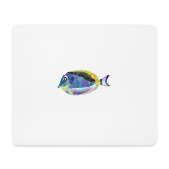 Doctor fish pattern - Mouse Pad (horizontal) - white - Front