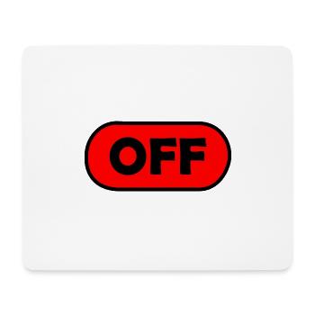 Off Design - Mousepad (Querformat) - Weiß - Vorne
