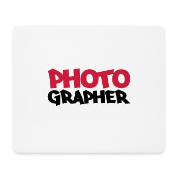 Photographer - Mouse Pad (horizontal) - white - Front