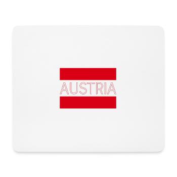 Autriche - Tapis de souris (format paysage) - blanc - Devant