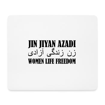 Women life freedom jin jiyan azadi - Mousepad (Querformat) - Weiß - Vorne