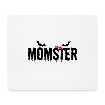 Maman Halloween Momster Monster - Tapis de souris (format paysage) - blanc - Devant