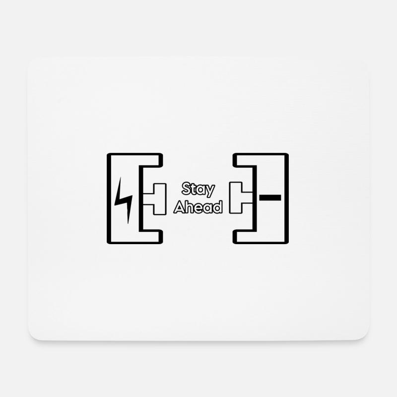 Stay-Ahead-Designs - Mousepad (Querformat) - Weiß