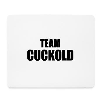 Team cuckold - Mouse Pad (horizontal) - white - Front