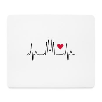 Barcelona - Tapis de souris (format paysage) - blanc - Devant