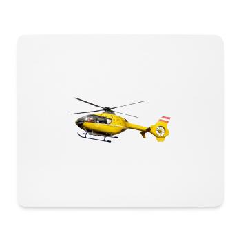 Rescue helicopter EC135 - Mouse Pad (horizontal) - white - Front