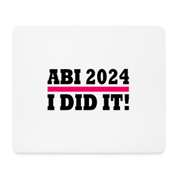 Abi 2024 - Mousepad (Querformat) - Weiß - Vorne