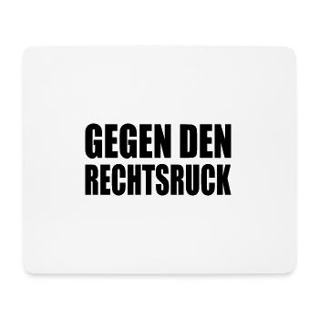 Against the shift to the right - Mouse Pad (horizontal) - white - Front