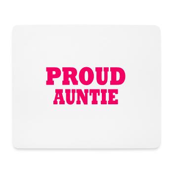 Proud auntie - Mouse Pad (horizontal) - white - Front