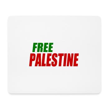 Free palestine - Mouse Pad (horizontal) - white - Front