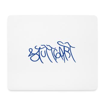 Geschenk für echte Stuttgarter*innen - Mousepad (Querformat) - Weiß - Vorne