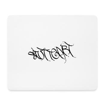 Trendiges Stuttgart T-Shirt - Mousepad (Querformat) - Weiß - Vorne