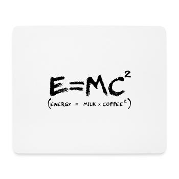 Coffee Energy Formula Geek Humor - Mouse Pad (horizontal) - white - Front