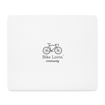 Amour de vélo - Tapis de souris (format paysage) - blanc - Devant