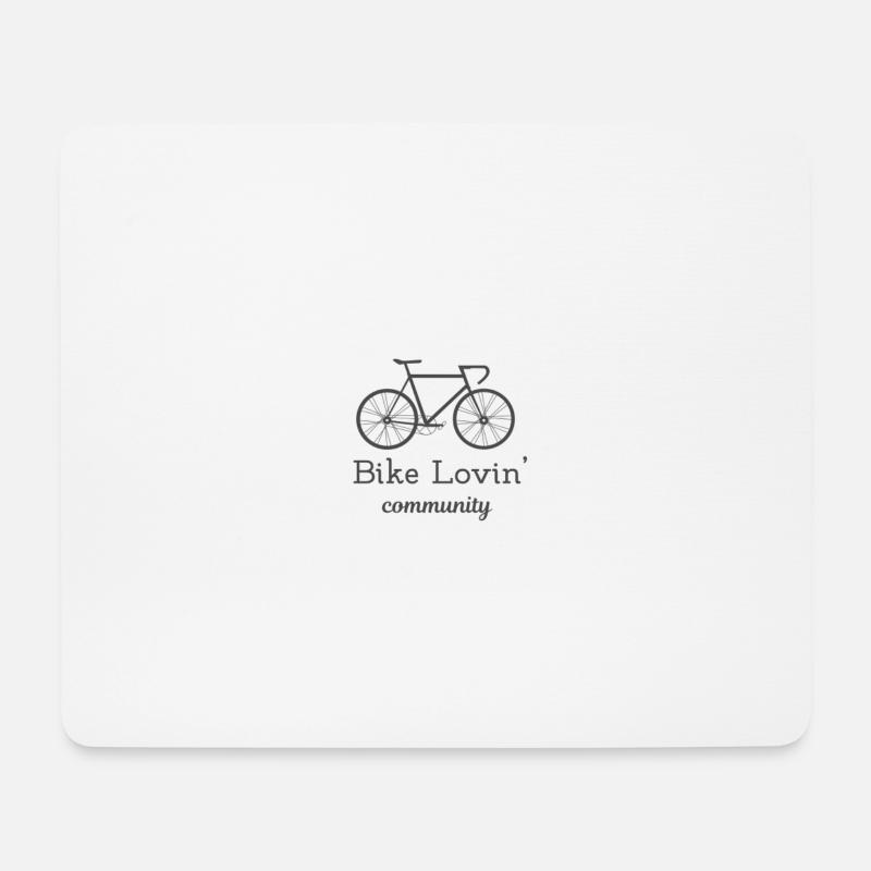 Fahrrad Liebe - Mousepad (Querformat) - Weiß