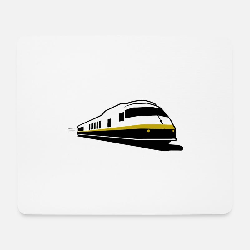 TRAIN - Zug - Chemin de fer - Mousepad (Querformat) - Weiß