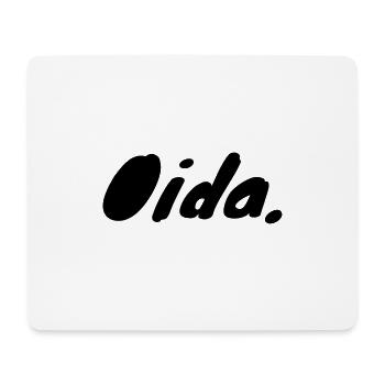 Oida - Mousepad (Querformat) - Weiß - Vorne