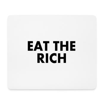 Eat the rich - Tapis de souris (format paysage) - blanc - Devant