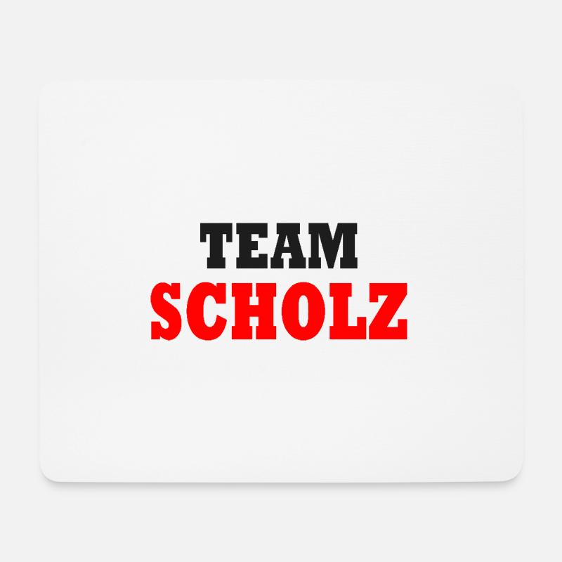Team scholz - Mousepad (Querformat) - Weiß