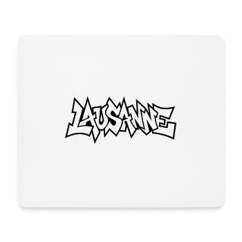 Journée du Graffiti à Lausanne - Tapis de souris (format paysage) - blanc - Devant