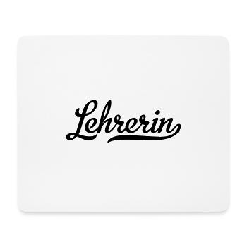 Lehrerin - Mousepad (Querformat) - Weiß - Vorne