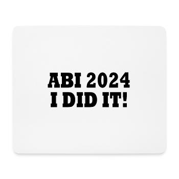 Abi 2024 - Mousepad (Querformat) - Weiß - Vorne