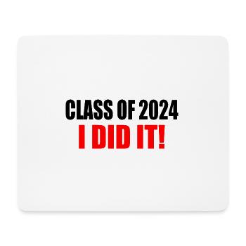 Class of 2024 - Mouse Pad (horizontal) - white - Front
