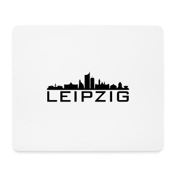 LEIPZIG Saxony Germany Skyline City - Mouse Pad (horizontal) - white - Front