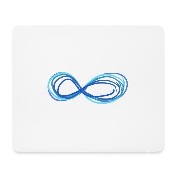 infinite infinity - Mouse Pad (horizontal) - white - Front