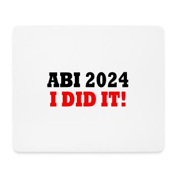 Abi 2024 - Mousepad (Querformat) - Weiß - Vorne