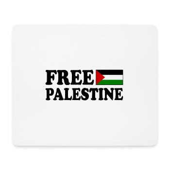 Free palestine - Mousepad (Querformat) - Weiß - Vorne