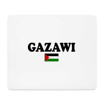Gazawi gaza - Tapis de souris (format paysage) - blanc - Devant