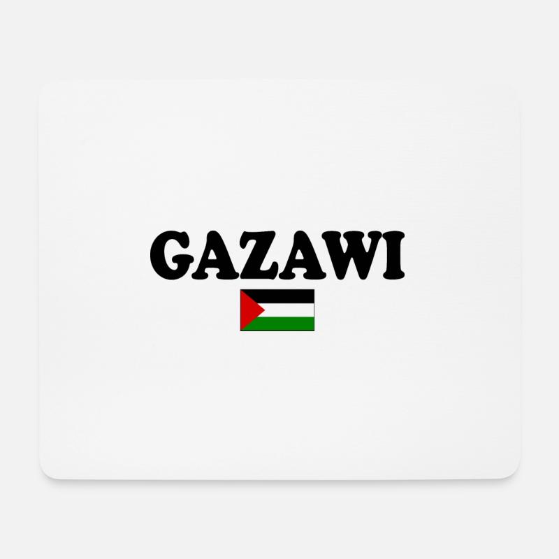 Gazawi gaza - Mouse Pad (horizontal) - white