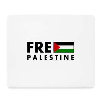 Free palestine - Mouse Pad (horizontal) - white - Front