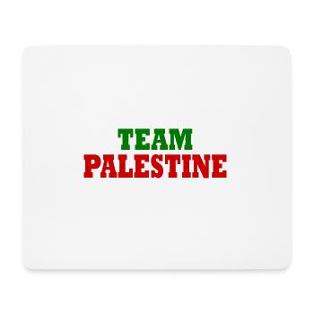 Palestina - team palestine - Mousepad (Querformat) - Weiß - Vorne
