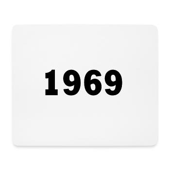 1969 - Mousepad (Querformat) - Weiß - Vorne
