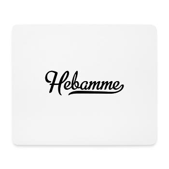 Hebamme - Mousepad (Querformat) - Weiß - Vorne