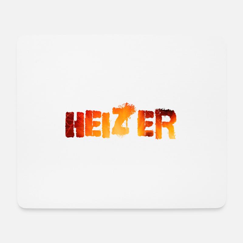 HEIZER – Beruf - Mousepad (Querformat) - Weiß