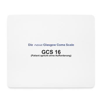 Die neue Glasgow Coma Scale - Mousepad (Querformat) - Weiß - Vorne