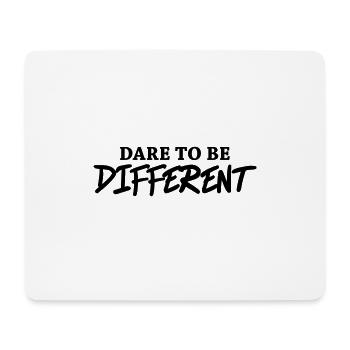 Dare to be different - Mousepad (Querformat) - Weiß - Vorne