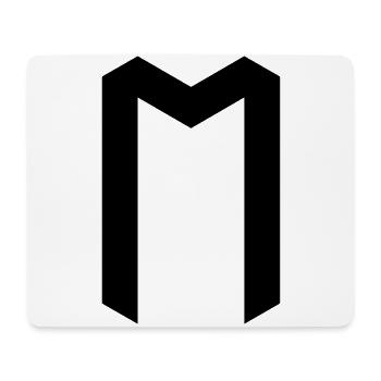 Rune: Ehwaz ᛖ (E), , Quantum Runes Futhark 0 © - Mousepad (Querformat) - Weiß - Vorne