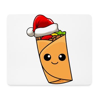 Burrito Christmas Comic Xmas - Mouse Pad (horizontal) - white - Front