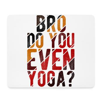 Yogalehrer Spruch Für Yogi Yoga - Mousepad (Querformat) - Weiß - Vorne
