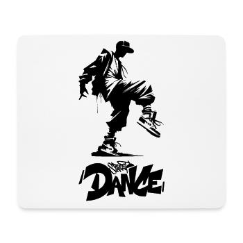 Danseuse de rue - Tapis de souris (format paysage) - blanc - Devant