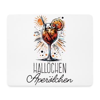 Hello Aperölchen Cocktail Summer Party Shirt - Mouse Pad (horizontal) - white - Front
