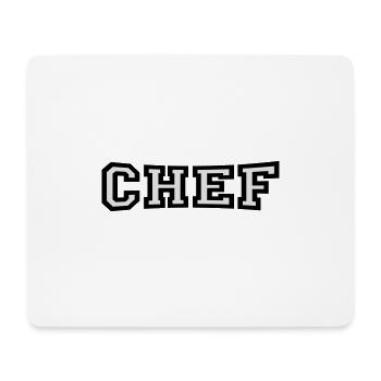 Chef - Mousepad (Querformat) - Weiß - Vorne